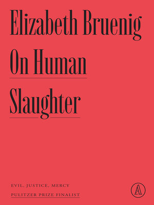 cover image of On Human Slaughter